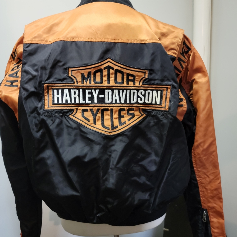 Female Small Harley Davidson Windbreaker